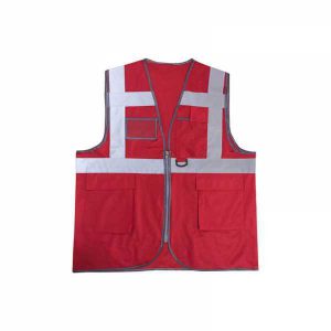 kırmızı ikaz yeleği